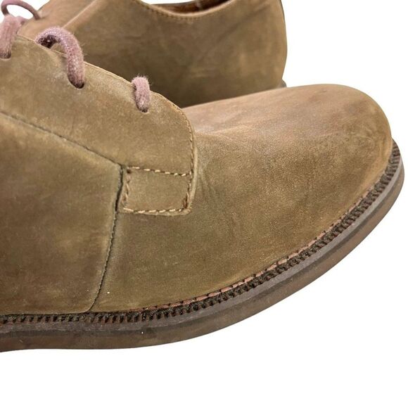 Eddie Bauer Mens Brown Lace UP Oxford Real Leather Casual Shoes Vibram Sole 14 main image 11
